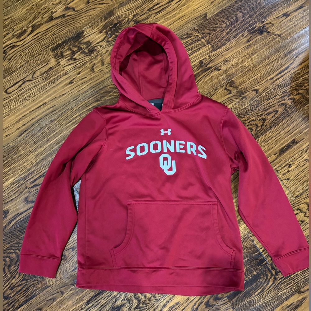 Under Armour Kids Crimson Sooners Hoodie